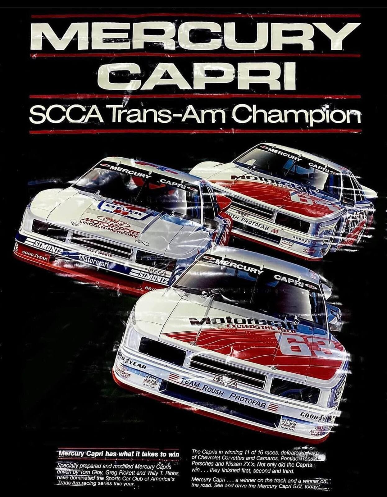 Photograph of Roush / Protofab Mercury Capri — Chassis 002